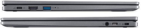 Chromebook Plus 514 CBE574-1T 14" IPS Touchscreen (Ryzen 5-7520C/8GB/256GB SSD/Chrome OS) Steel Grey (UK Keyboard)