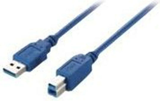 Equip 1m USB 3.0 Cable A-Male to B-Male Blue (128291)