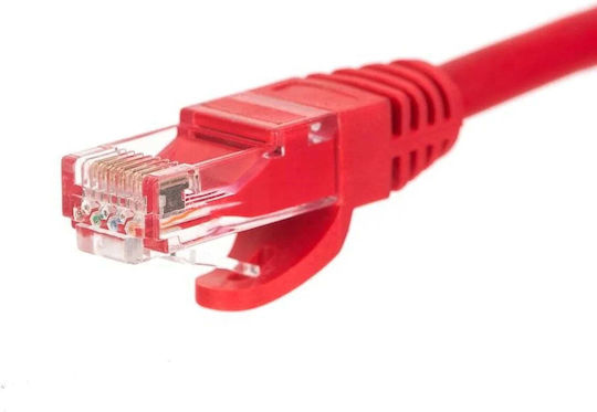Netrack Patchkabel Kat.5e Rj45 0,5m Geknüpft Rotes Bzpat05ur