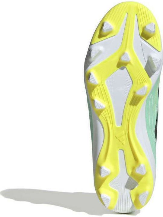 F50 Hyperfast Club FG Ghete de Fotbal Pentru Copii Cu Crampoane Bej