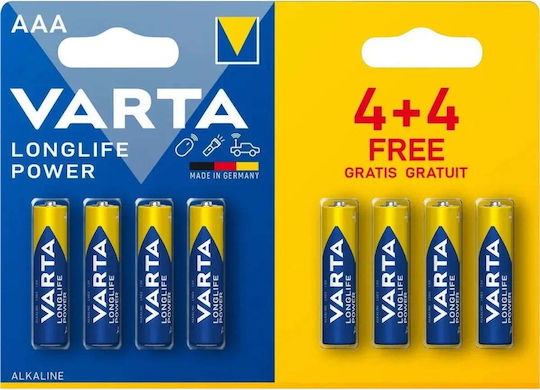 Varta High Energy Αλκαλικές Μπαταρίες AAA 1.5V 8τμχ