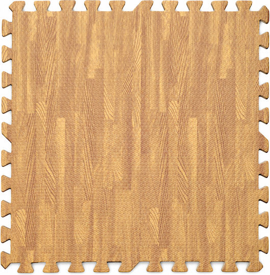Rage Gymnastikmatten Puzzle Gymnastikmatten Braun 60x60x2cm 4 Stück