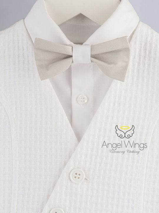 Taufkleidung für Jungen Anzug Armando Awb320 Angel Wings Aw-awb-320