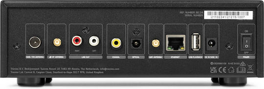 Audizio Teramo Настолно радио DAB с Bluetooth и USB Черно