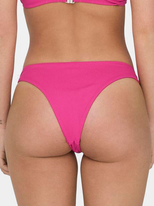 Slip de bikini roz