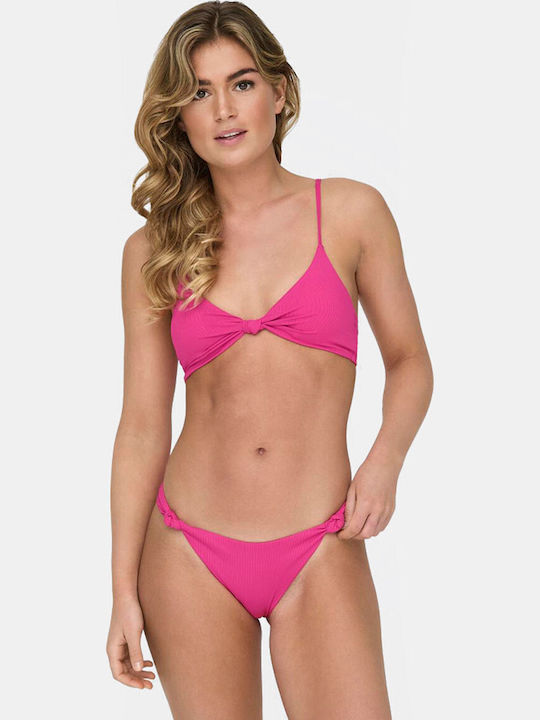 Slip de bikini roz