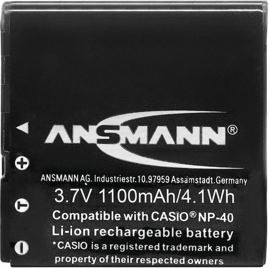 Μπαταρία Φωτογραφικής Μηχανής A-Cas NP-40 5022303/05 Ιόντων-Λιθίου (Li-ion) 1200mAh Συμβατή με Casio