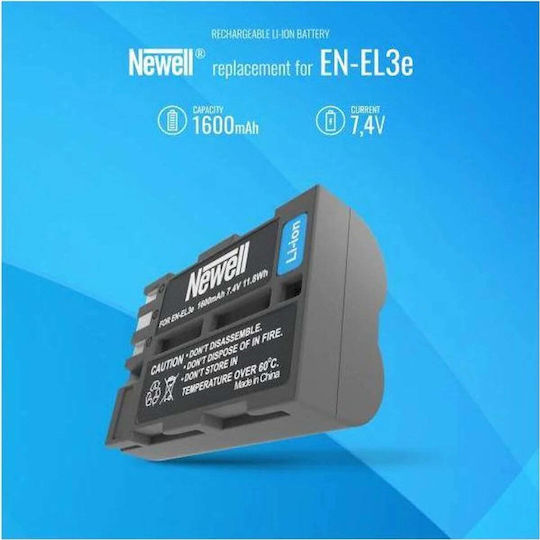 Newell Camera Battery For En-el3e N-BAT-EN-EL3E