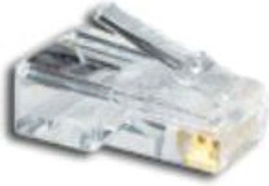 A-LAN Stecker RJ-45 männlich 100Stück Transparent (WT106)