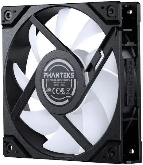 Phanteks M25G2-120 Umkehrklinge Gehäuselüfter (2000rpm / 72,72cfm) mit ARGB Beleuchtung und Verbindung 6-polig