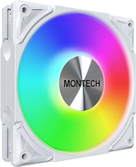 Montech Metal Pro Case Fans (76.2 CFM) with ARGB Lighting and 4-Pin PWM / 3-Pin Connection