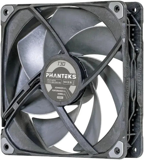 Phanteks T30 Case Fan 140mm 2500rpm 140cfm Without LED Lighting And 4-Pin PWM Connection 3pcs