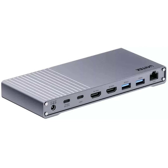 Unitek Докинг Станция с HDMI Сива (D1117AGY01-EU)