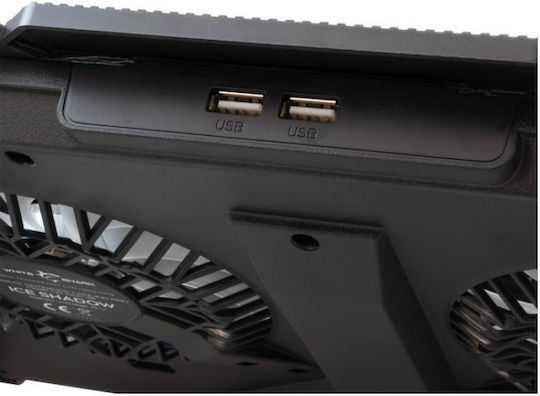 White Shark Cooling Pad για Laptop έως 17.3" με 2 Ανεμιστήρες και Φωτισμό SBX00285