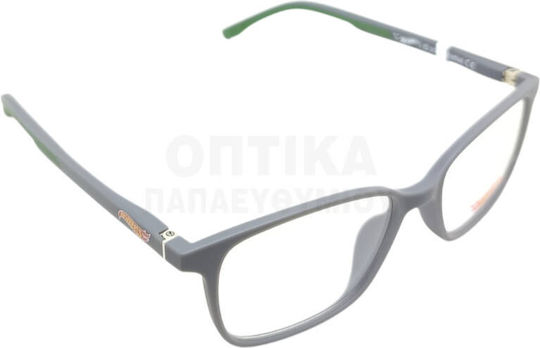 Kinder Brillengestelle mit Rezept Hot Wheels Clip-On Hwcl002 Graue Inklusive Sonnenbrille