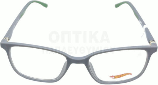 Kinder Brillengestelle mit Rezept Hot Wheels Clip-On Hwcl002 Graue Inklusive Sonnenbrille