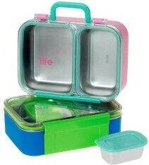 Ecolife Plastic Kids' Food Container 0.8lt Blue