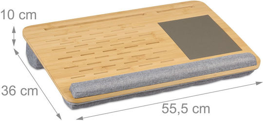 Relaxdays Cushion Stand for Laptop Brown