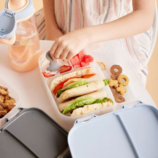 B.Box Lunchbox Kids' Food Container Made of Silicone 2L Pink 25.7 x 21.5 x 7.3cm