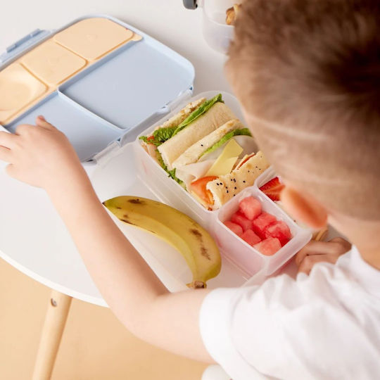 B.Box Lunchbox Kids' Food Container Made of Silicone 2L Pink 25.7 x 21.5 x 7.3cm