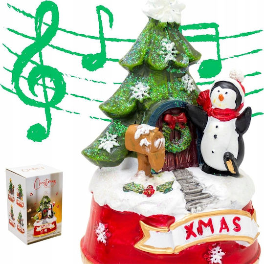 Christmas Figure Penguin with Music