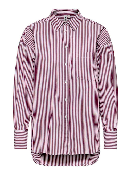 Long Sleeve Women's Shirt Fig Striped