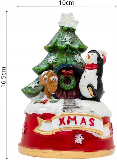 Christmas Figure Penguin with Music