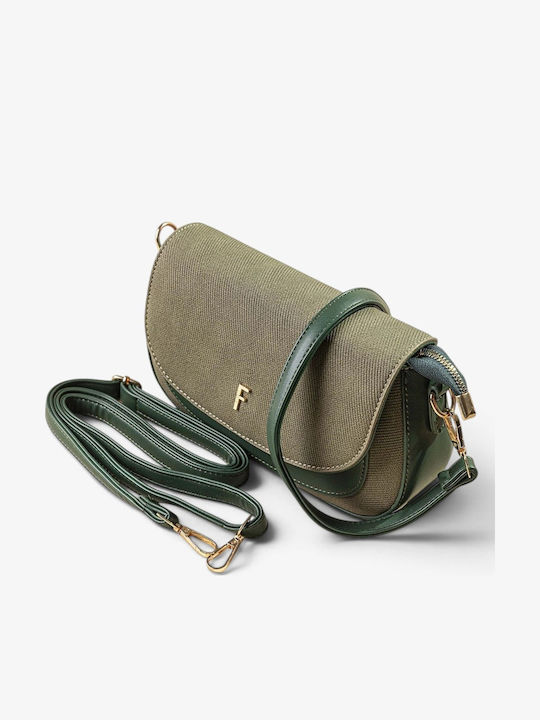 Women's Flap Bag Black Lines