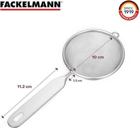 Fackelmann Σουρωτήρι Ανοξείδωτο Με Πλαστική Λαβή Ø10cm