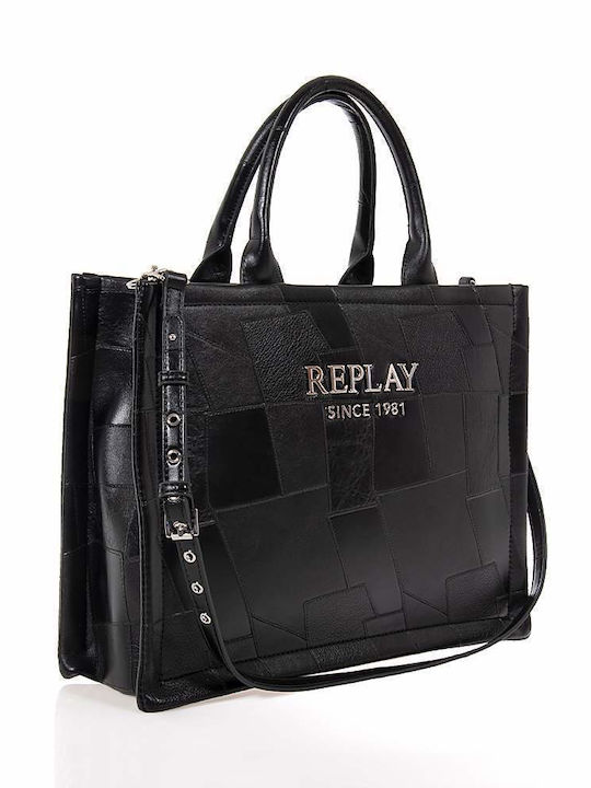 Replay Women's Croco Tote Bag