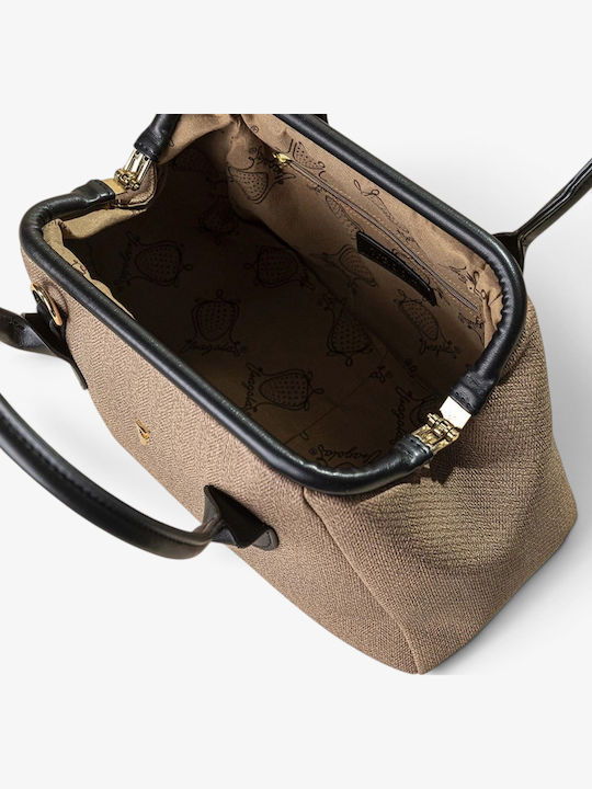 Burgunderrote Damenhandtasche / Schultertasche