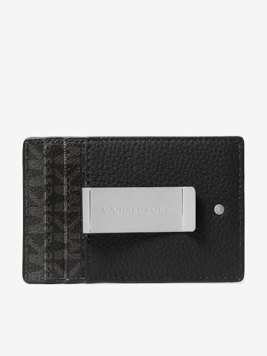 Schwarzes Herren-Lederportemonnaie-Set