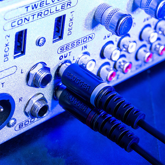 2x RCA-Stecker auf 2x XLR-Buchse Kabel, 3 m, Plugger