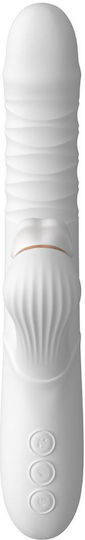 Kinksters Vibrator Iepurele 23,5 cm Alb