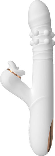 Kinksters Vibrator Iepurele 23,5 cm Alb