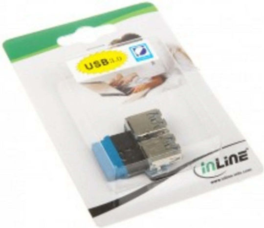 InLine USB External USB Internal Blue 33444i