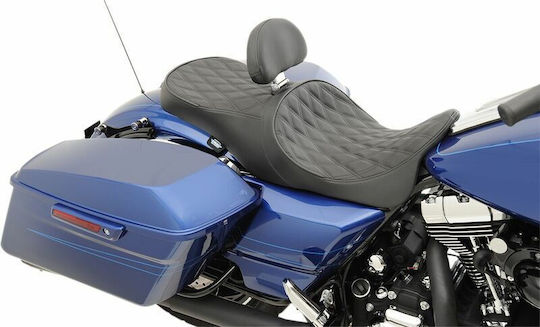 Drag Specialties Șa Touring 0801-1011 Harley Davidson Flhtk 1868 Abs 19-24 1 bucată Neagră