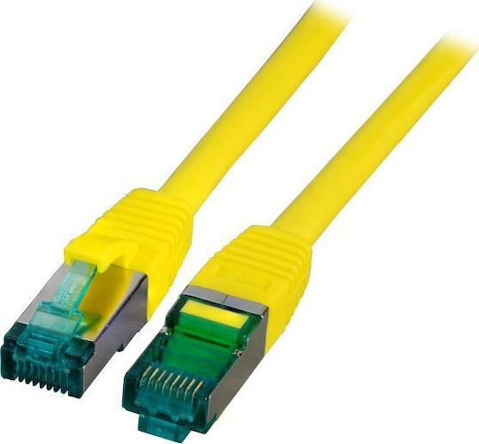 EFB S/FTP Cat.6a Ethernet Network Cable 0.15m Yellow