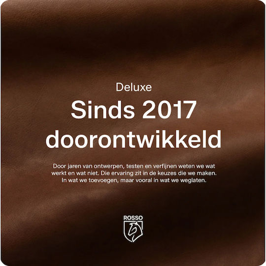 Rosso Deluxe Vertikales Flip Leder Braun (Galaxy Z Flip8)