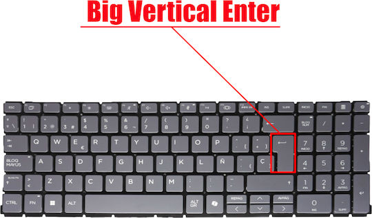 Tastatură Spaniolă Pentru Laptop HP ProBook 460 G11 465 G11 EliteBook 660 G11 665 G11 Ai Key N97249-001 N95987-001 Es Fără Cadru Retroiluminată Gri Cod.41301esnofrbl