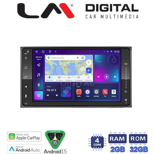 LM Digital Auto-Audiosystem für Toyota RAV 4 / Hilux / Yaris / Celica / Prius 2000–2006 (Bluetooth/USB/WiFi/GPS/Apple CarPlay/Android Auto)