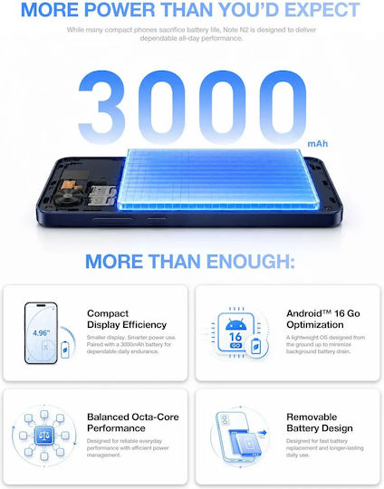 AGM Note N2 Dual SIM 3/32GB Син