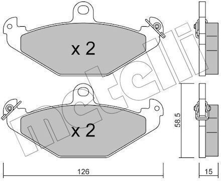 Τακακια Οπισθια Renault Laguna 1.6-2.0 99-01 Laguna Estate-r19 Tomex 1237-4377