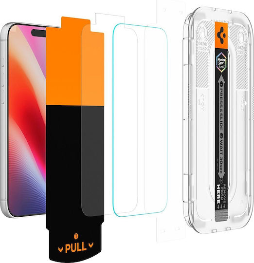 Spigen Glas.tR EZ Fit Pro HD Tempered Glass 2τμχ (iPhone 18 Pro Max) AGL12048