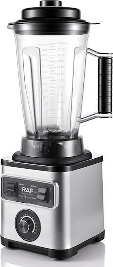 Raf Blender with Glass Jug 4 L 800W Inox R.2946