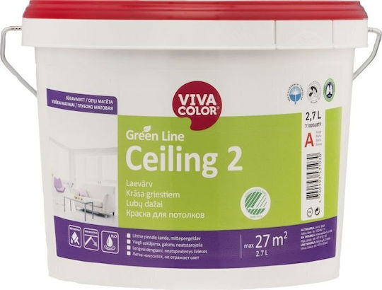 VivaColor Vopsea Lavabilă Verde 2.7 l