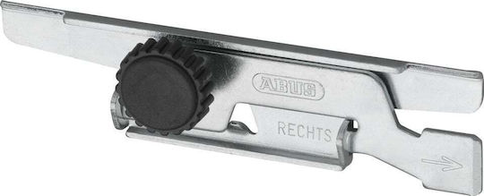 Set de 2 Zăvoare Mecanice Abus Rs97 pentru Obloane Exterioare Rulante, Tubulare, Montare Simplă cu Cleme, Fără Găurire, Nivel de Securitate 2