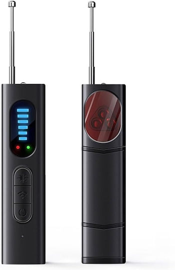 Detector Reîncărcabil de Camere & GPS Tracker 1-6500MHz Negru