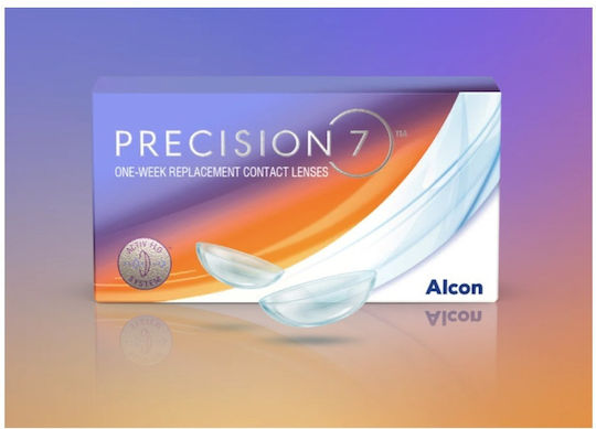 Alcon Precision 7 12 Lentile de Contact Săptămânale din Hidrogel de Silicon