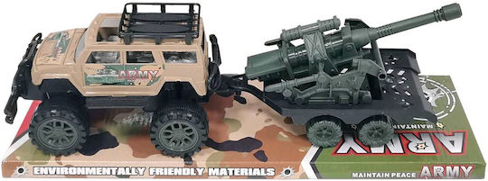 ToyMarkt Τζιπ Friction & Free Wheel Αυτοκινητάκι Στρατιωτικό